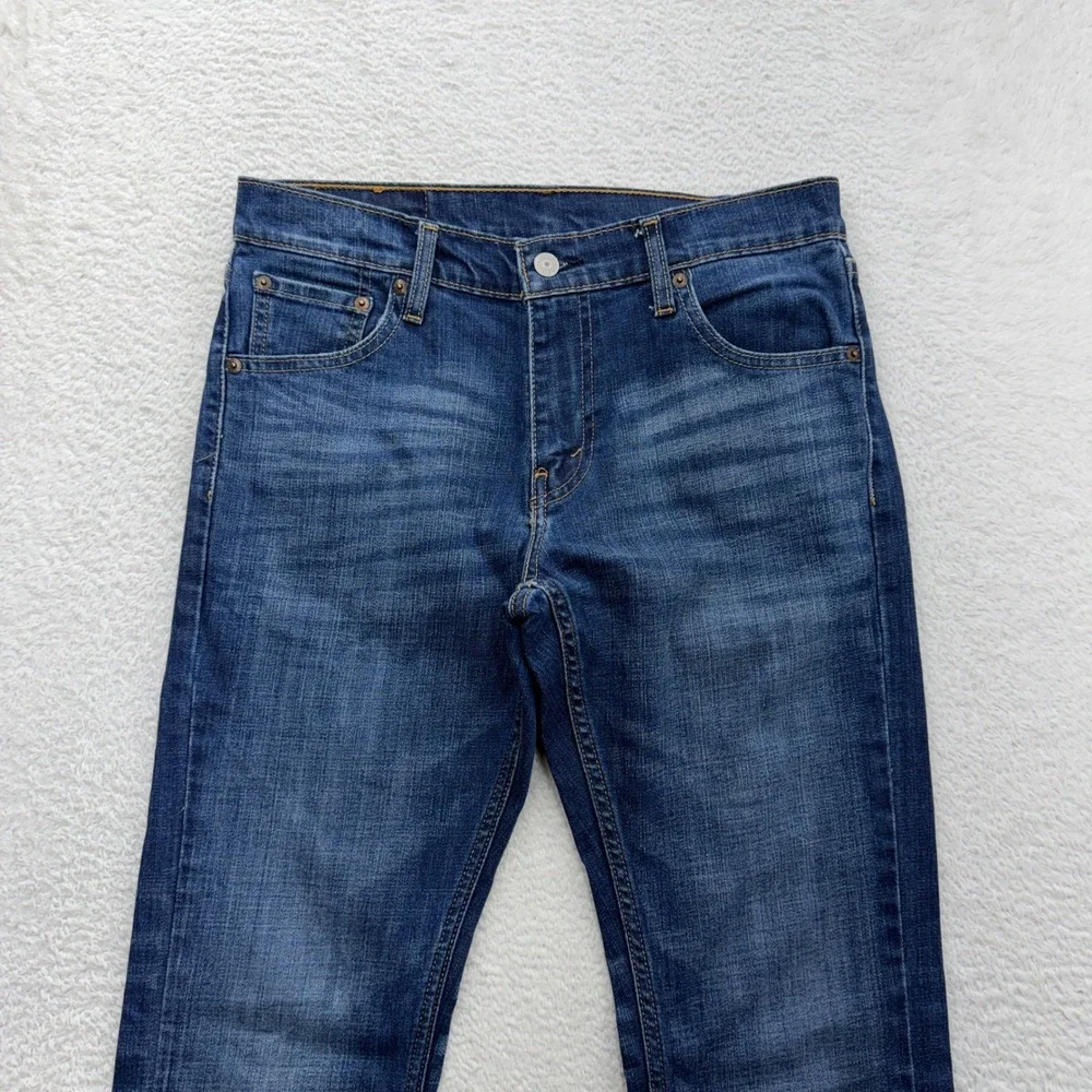 Levis 527 Mens Slim Bootcut Jeans Blue Medium Wash Denim 30x30